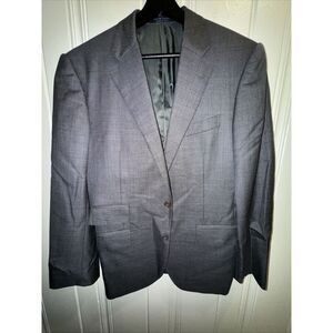 Ralph Lauren Blue Label Men's Wool Blazer Size 38 Dark Gray Made in Italy